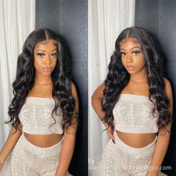 Wholesale Real Mink Virgin Cuticle Aligned Hair 100% Human Hair Lace Front Wigs for Black Women 150% Density Human Hair Wigs